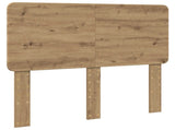 Bed Frame Artisian Oak 135 x 190 cm Solid Pine Wood 3412505