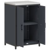 Kitchen Storage HATTEM Anthracite 60 x 50 x 92 cm Steel 874991