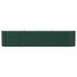 Garden Raised Bed Green 400 x 80 x 81 cm Steel 42008122