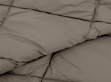 Winter Duvet Light Grey 220 x 260 cm Microfiber 42025750