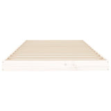 Bed Frame without Mattress White 90x200 cm Solid Wood Pine 823460