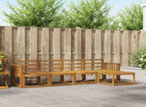 Outdoor Sofa Set 5 pcs Natural Solid Acacia Wood 3366247