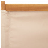 Garden Chairs 2 pcs Beige Solid Wood Acacia and Fabric 367693