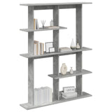 Wall Shelving Unit Grey 102 x 20 x 130 cm Engineered Wood 8012055