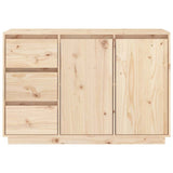 813804 Sideboard 111x34x75 cm Solid Wood Pine