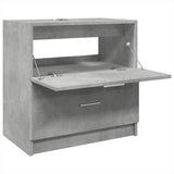 Sink Cabinet Concrete Grey 59x37x59 cm Engineered Wood 848111