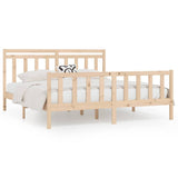 Bed Frame Solid Wood Pine 200x200 cm 3107048