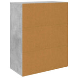 Sideboard Concrete Grey 60x30x75 cm Engineered Wood 800715