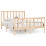 Bed Frame without Mattress 140x200 cm Solid Wood 3106833