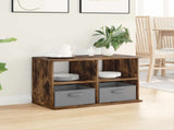 TV stand with Drawer Smoked Oak 79 x 40 x 48 cm 8000464