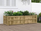 Garden Planter 150x50x50 cm Impregnated Wood Pine 837488