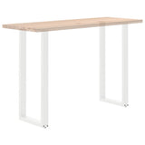 Bar Table Legs U-Shaped 2 pcs White 50x cm Steel 4013245