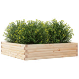 Garden Planter 100x100x23 cm Solid Wood Pine 847208