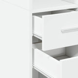 Highboard White 30x42.5x185 cm Engineered Wood 846236