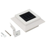 Outdoor Solar Lamps 12 pcs LED Square 12 cm White 277137