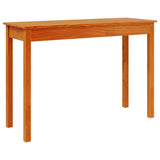 Console Table Wax Brown 110x40x75 cm Solid Wood Pine 847172