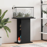 Aquarium Stand Black 60.5x36x72.5 cm Engineered Wood 833640