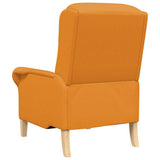 Armchair Dark yellow 76 x 94 x 102 cm Fabric 42009848