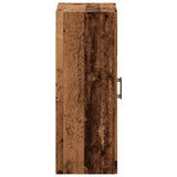 Wall Mounted Cabinet Old Wood 69.5x34x90 cm Engineered Wood 857308