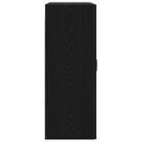 Wall Cabinet Black Oak 69.5 x 34 x 90 cm Engineered Wood 8010883