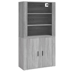Highboard Grey Sonoma Engineered Wood 3185365