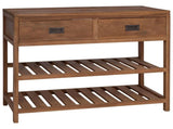 Bathroom Cabinet Natural 90 x 45 x 75 cm Solid Teak Wood 42026908