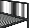 Garden Chairs 4 pcs Black Poly Rattan 4008578