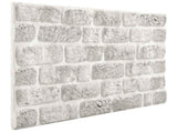 Wall Panels 10 pcs Light Grey 100 x 50 cm EPS Foam 332924