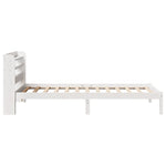 Bed Frame without Mattress White 90x200 cm Solid Wood Pine 3306536