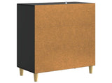 Sideboard Black 66 x 34.5 x 90 cm Engineered Wood 895046