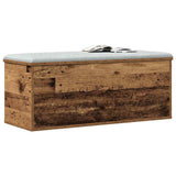 Storage Box Old Wood 90 x 35 x 35 cm Engineered Wood 868711