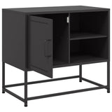 TV Cabinet Black 68x39x60.5 cm Steel 846518