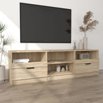 TV Cabinet Sonoma Oak 150x33.5x45 cm Engineered Wood 811460
