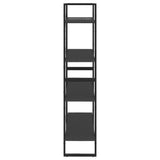 4-Tier Book Cabinet Grey 80x30x140 cm Engineered Wood 806459
