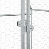 Chicken Cage Silver 200x100x190 cm Galvanised Steel 172550