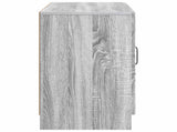 Sideboard Grey Sonoma 89 x 34.5 x 57 cm Engineered Wood 895811