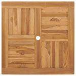 Garden Dining Set 3 pcs Brown Solid teak wood 3385966