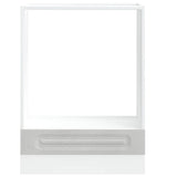 Oven Cabinet Kalmar Concrete Grey Engineered Wood 853521
