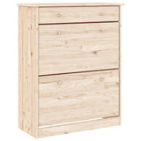 Highboard ALTA 77x35x188 cm Solid Wood Pine 3187777