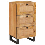 Sideboard with Drawer Brown 40 x 33 x 75 cm Solid Mango Wood 4018067