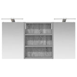 Bathroom Cabinet Set 3 pcs 100 x 10.5 x 50 cm Engineered wood 3403693
