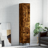 Highboard Smoked Oak 34.5x34x180 cm Engineered Wood 3200198