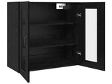 Wall Mounted Cabinets 2 pcs Black oak 69.5 x 34 x 90 cm 3394538