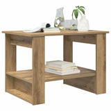 Coffee Table Artisan Oak 72 x 50 x 50 cm Engineered Wood 8000195