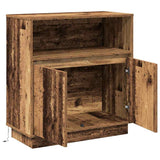 LED Sideboard Old Wood 71 x 34.5 x 75 cm Engineered Wood 869656