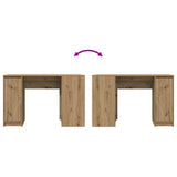 Desk Artisan Oak 120x42x76 cm Engineered Wood 861822