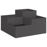 Garden Planter Black 100 x 100 x 48 cm Steel 865848