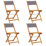 Garden Chair Set of 4 Anthracite 3214613