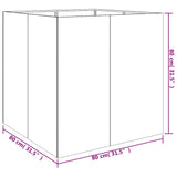 Planter 80x80x80 cm Corten Steel 824537