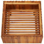 Garden Raised Bed 50x50x25 cm Solid Acacia Wood 45921